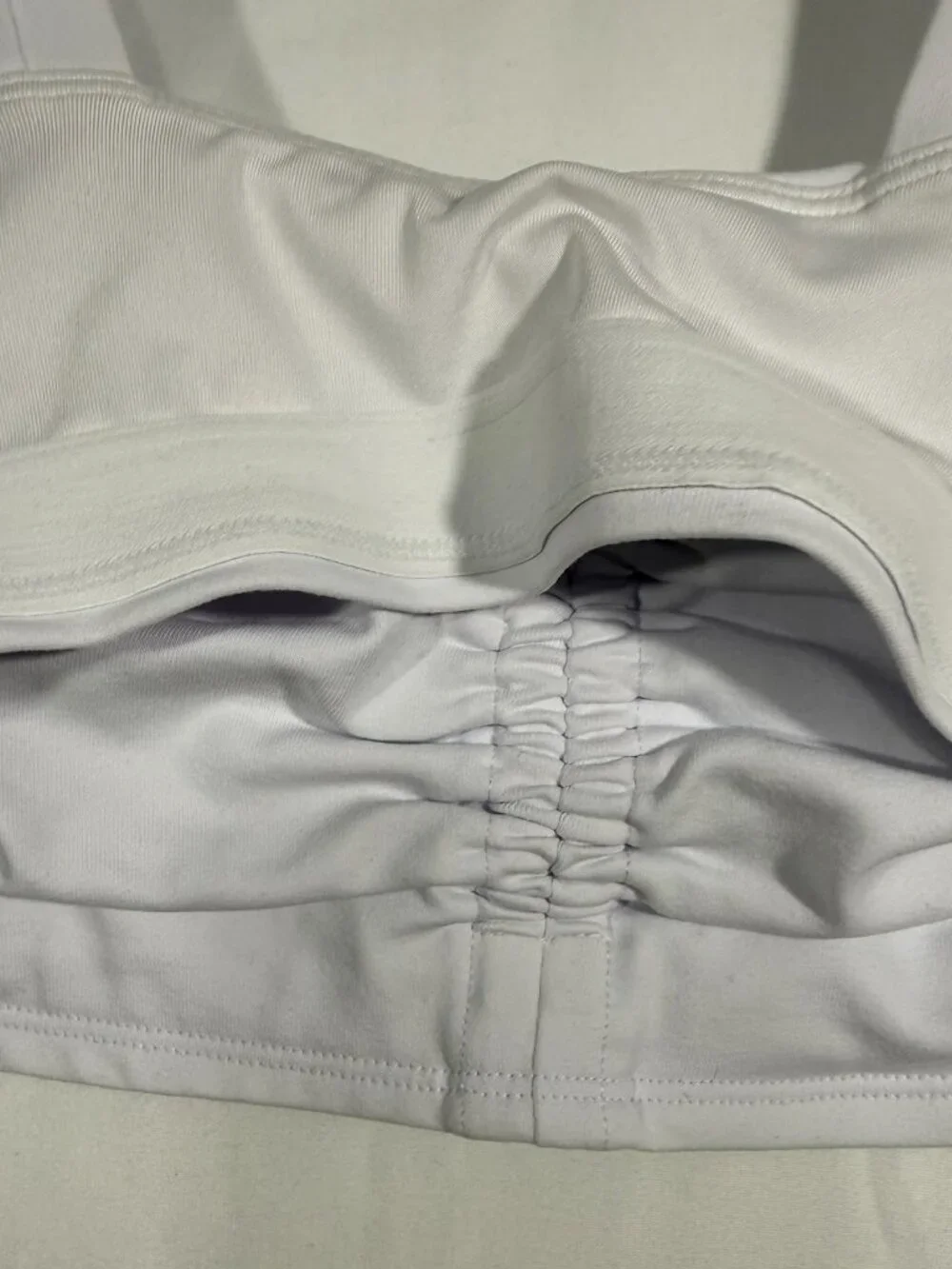 Alo Yoga White Mesh Strappy Sports Bra Size Small